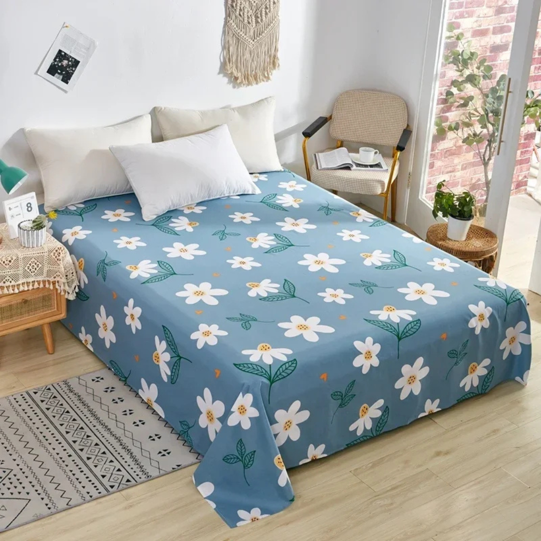 Skorter | Olira Cotton Bed Cover – Soft, Breathable Comfort