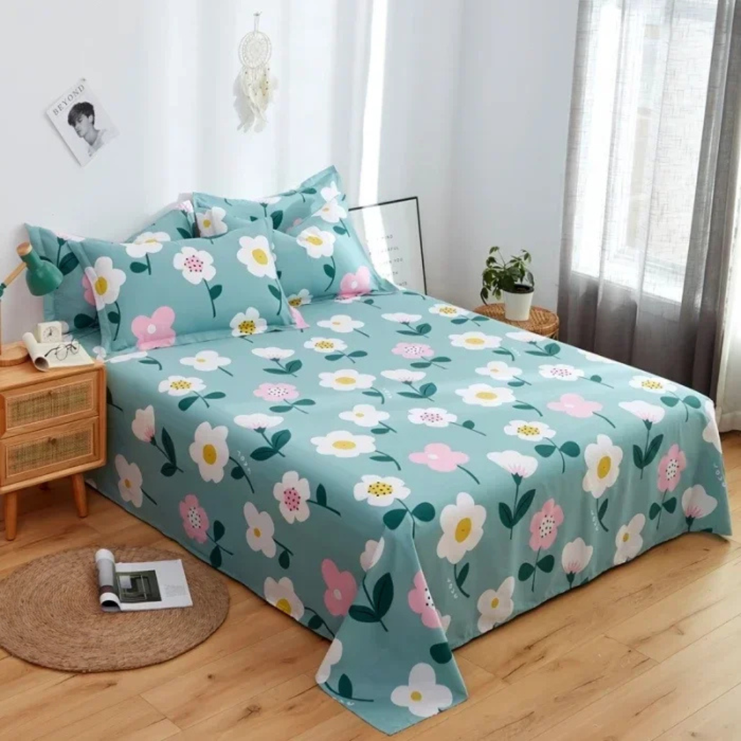 Skorter | Olira Cotton Bed Cover – Soft, Breathable Comfort