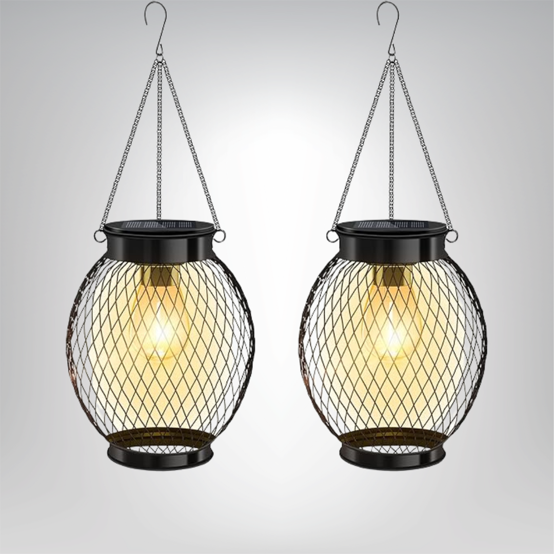 Skorter | Sunny Garden Solar Lantern – Waterproof LED Outdoor Light with Auto Sensor