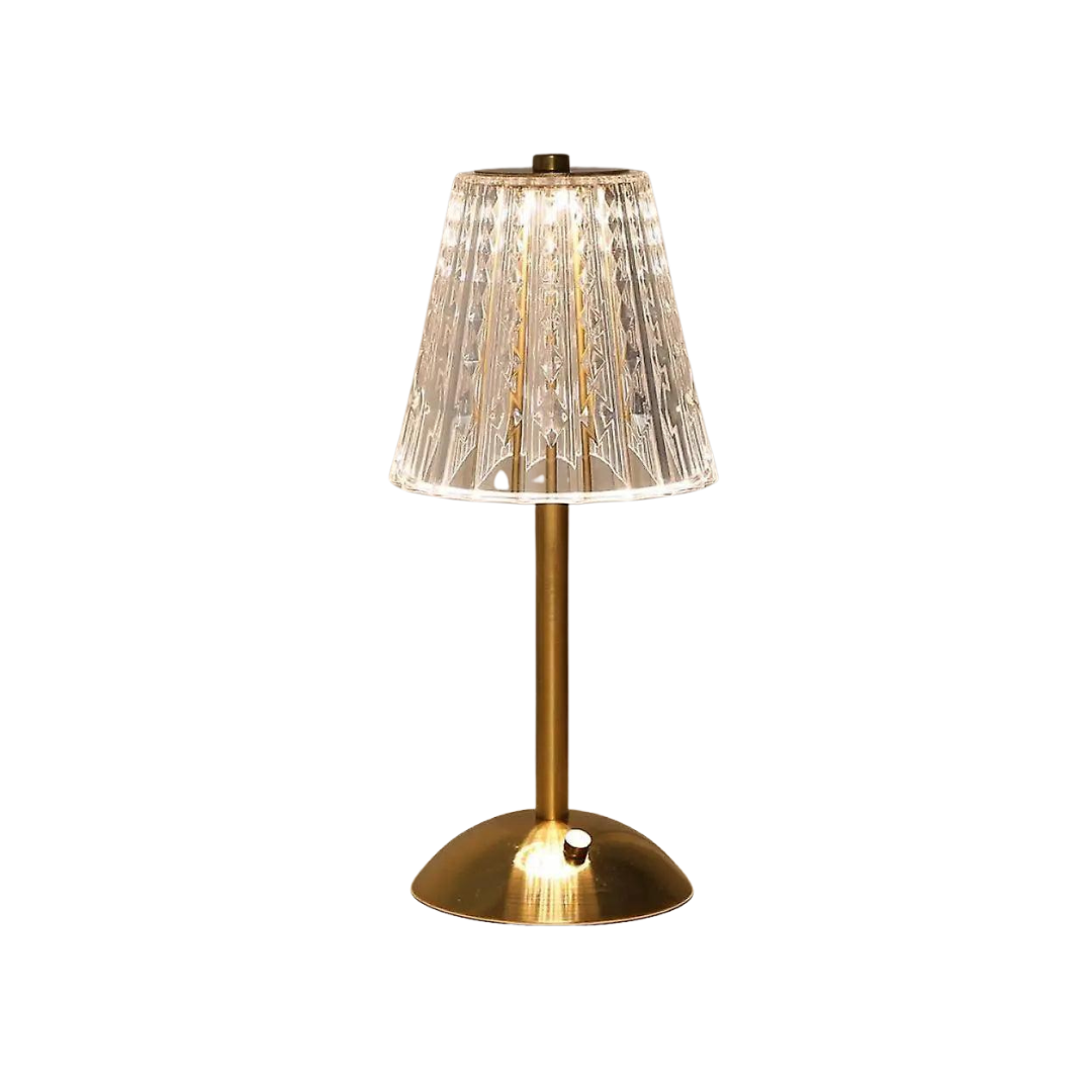 Skorter | CrystalLuxe - Vintage Table Lamp with Elegant Shine