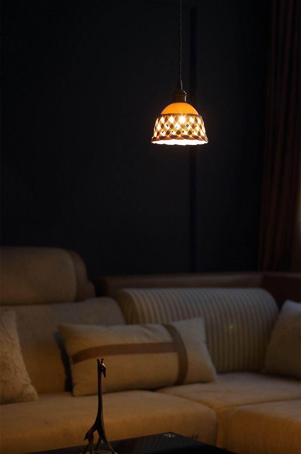 Skorter | Open work Ceramic Pendant Lamp