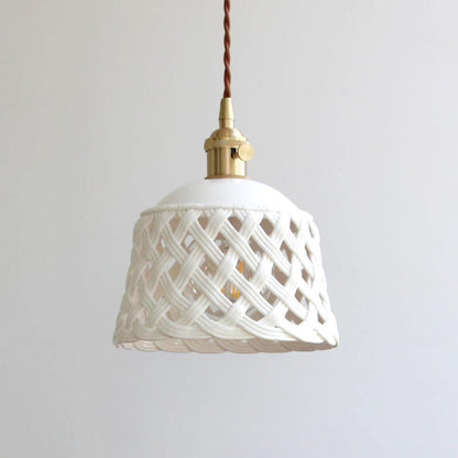 Skorter | Open work Ceramic Pendant Lamp