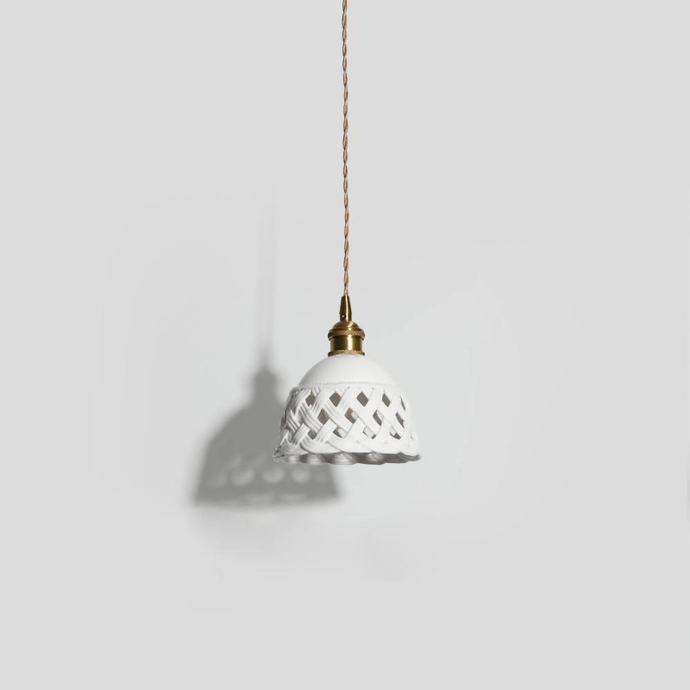 Skorter | Open work Ceramic Pendant Lamp