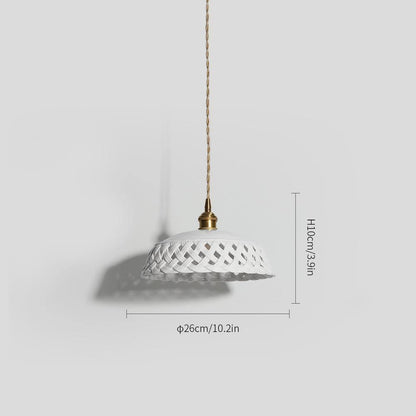 Skorter | Open work Ceramic Pendant Lamp
