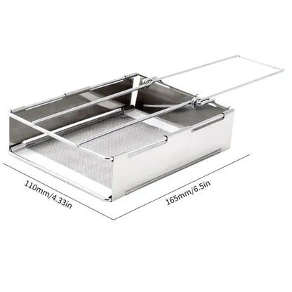 Skorter | Foldable stainless steel wood stove – Portable camping cooker for outdoor cooking