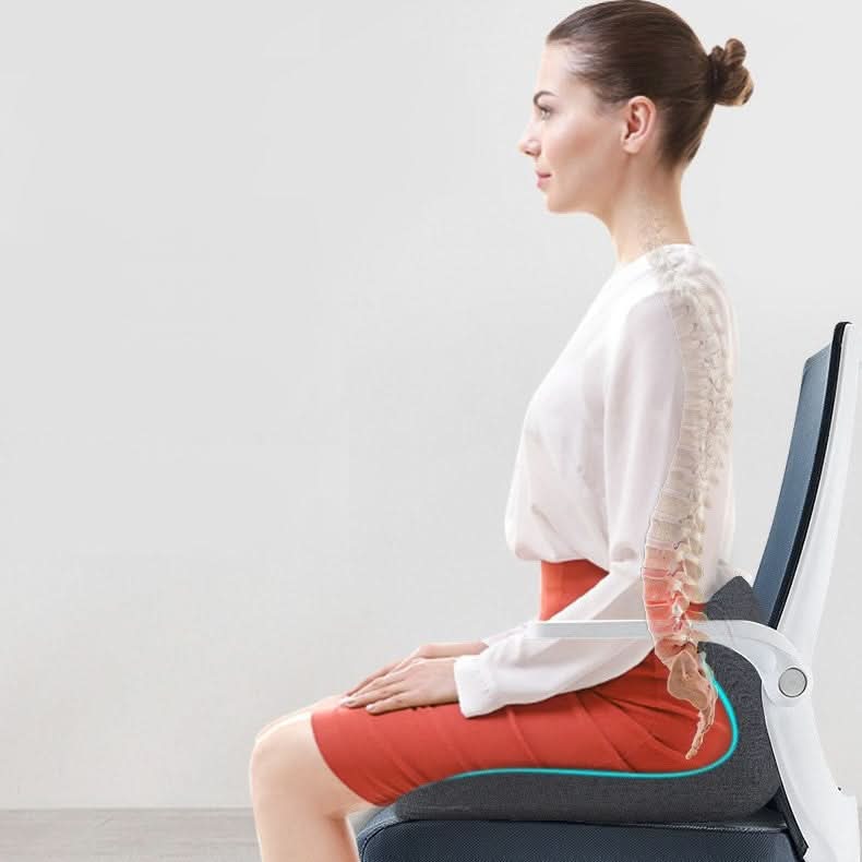 Skorter | Ergonomic Memory Foam Seat Cushion for Back & Tailbone Relief