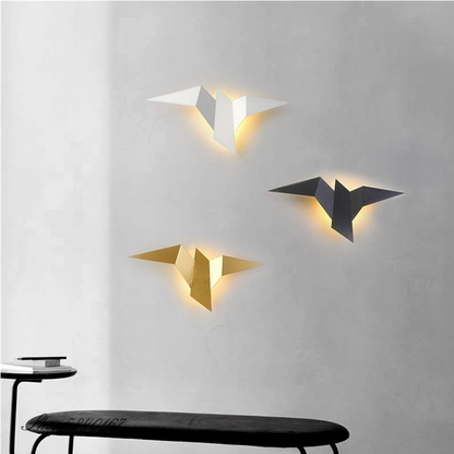 Skorter | Origami Wall Lamp – Unique Wall Lighting in Japanese Style for Living Room and Bedroom