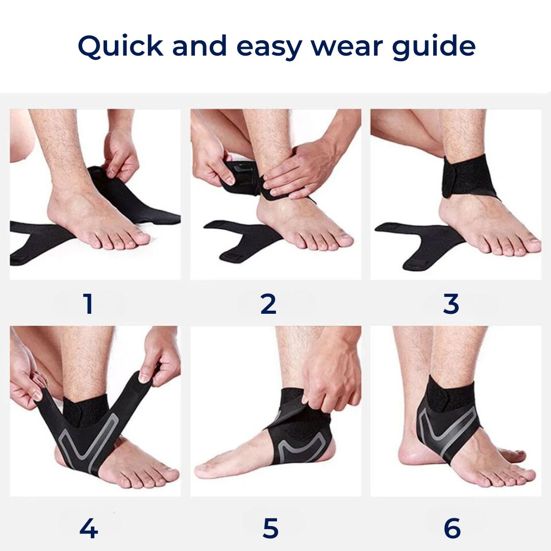 Skorter | Elastic Ankle Brace for Injury Recovery & Daily Support - Comfortable Ankle Stabilizer for Sports & Active Lifestyle