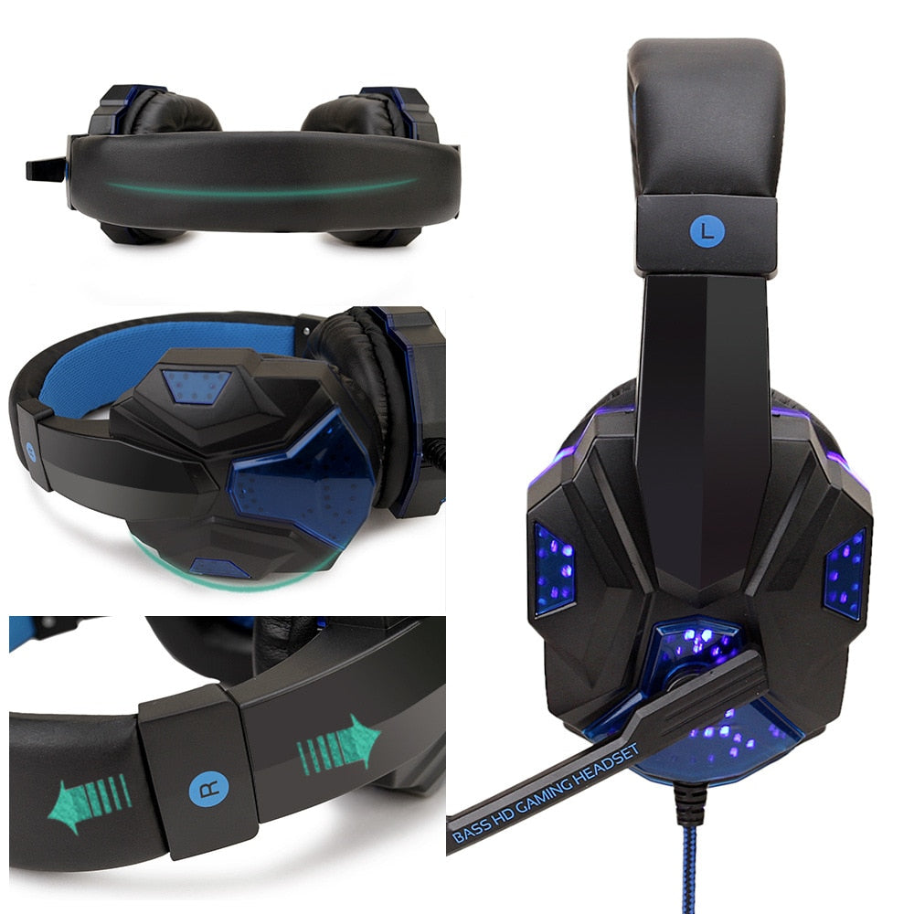 Skorter | Wired LED Light Gamer Headset