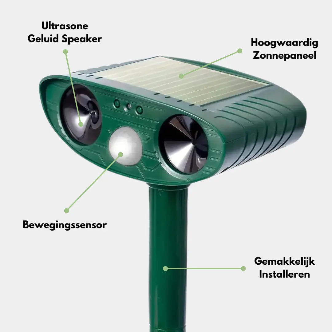 Skorter | Solar-powered Animal Repeller with Ultrasound
