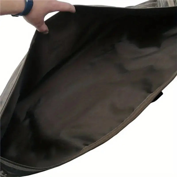 Skorter | Fishing Rod Carry Bag – Foldable, Lightweight & Durable Storage with 5-Rod Capacity (Army Green)