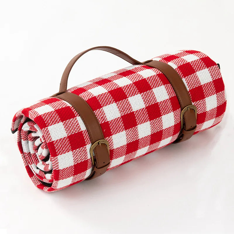 Skorter | Foldable Waterproof Plaid Picnic Blanket for Outdoor Adventures