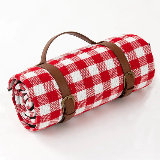Skorter | Foldable Waterproof Plaid Picnic Blanket for Outdoor Adventures
