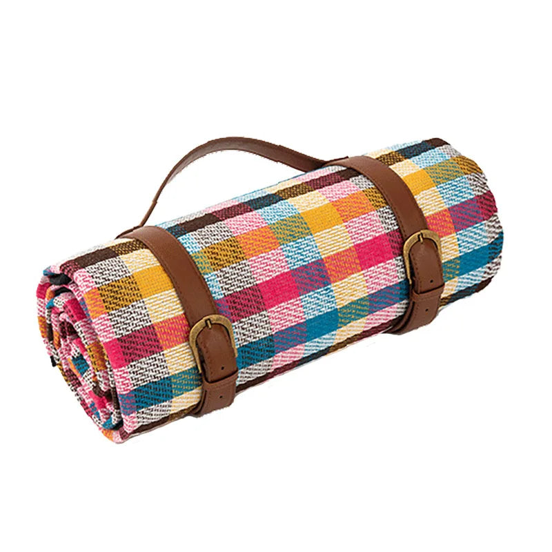 Skorter | Foldable Waterproof Plaid Picnic Blanket for Outdoor Adventures