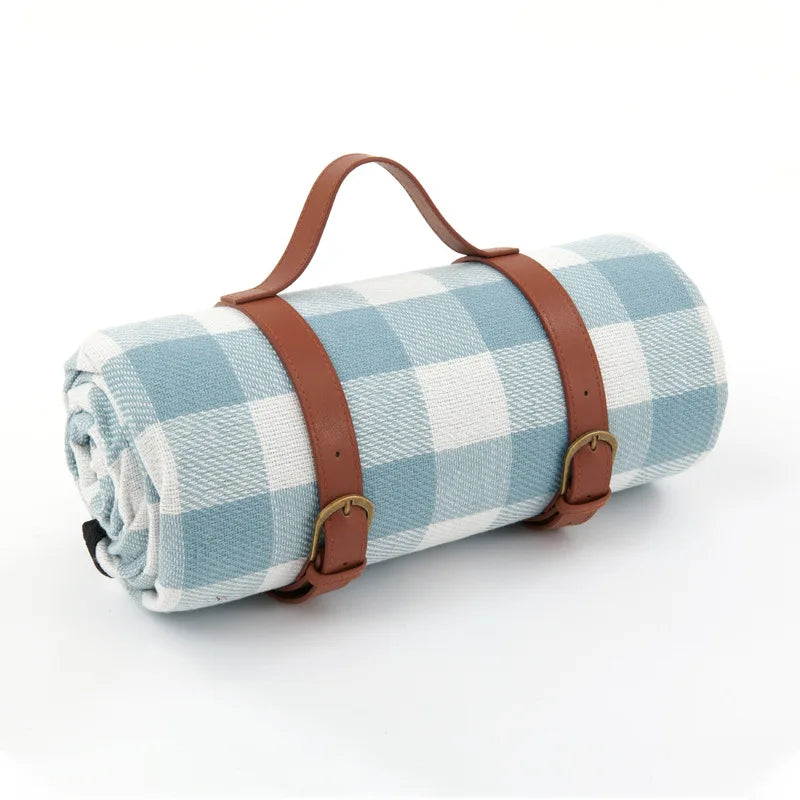 Skorter | Foldable Waterproof Plaid Picnic Blanket for Outdoor Adventures