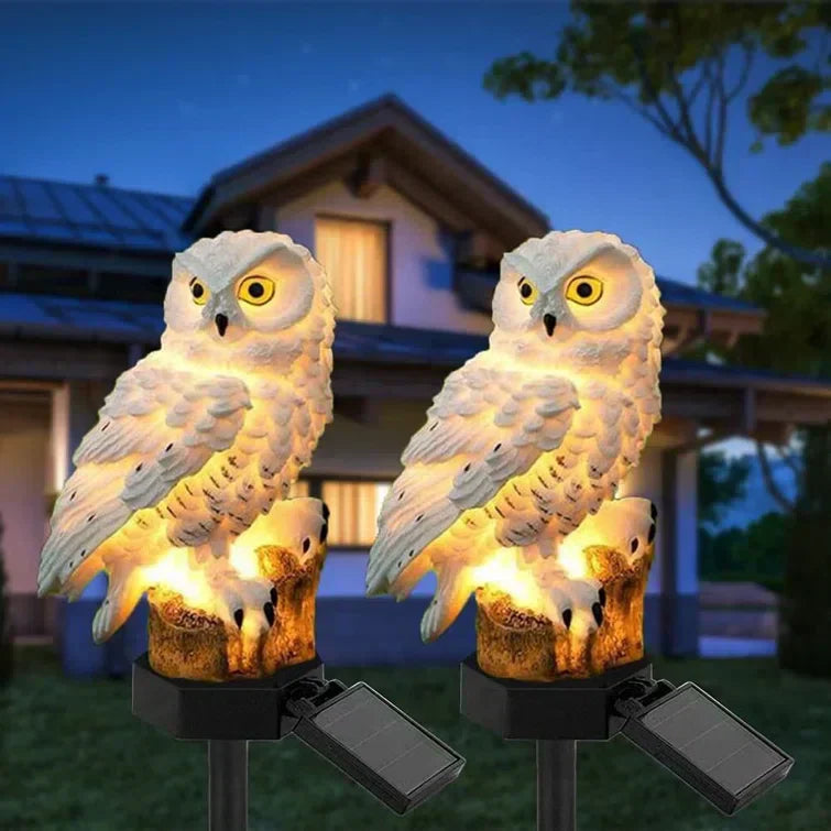 Skorter | SolarOwl - LED Garden Lighting on Solar Energy with Owl Design – Decorative Outdoor Lighting