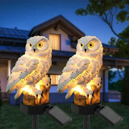 Skorter | SolarOwl - LED Garden Lighting on Solar Energy with Owl Design – Decorative Outdoor Lighting