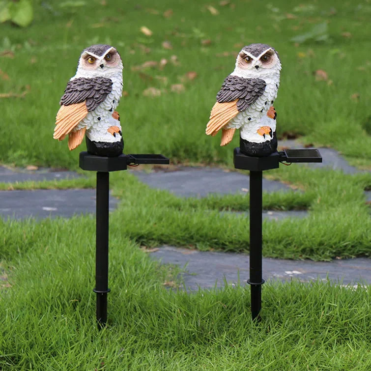 Skorter | SolarOwl - LED Garden Lighting on Solar Energy with Owl Design – Decorative Outdoor Lighting