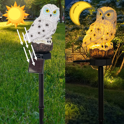 Skorter | SolarOwl - LED Garden Lighting on Solar Energy with Owl Design – Decorative Outdoor Lighting