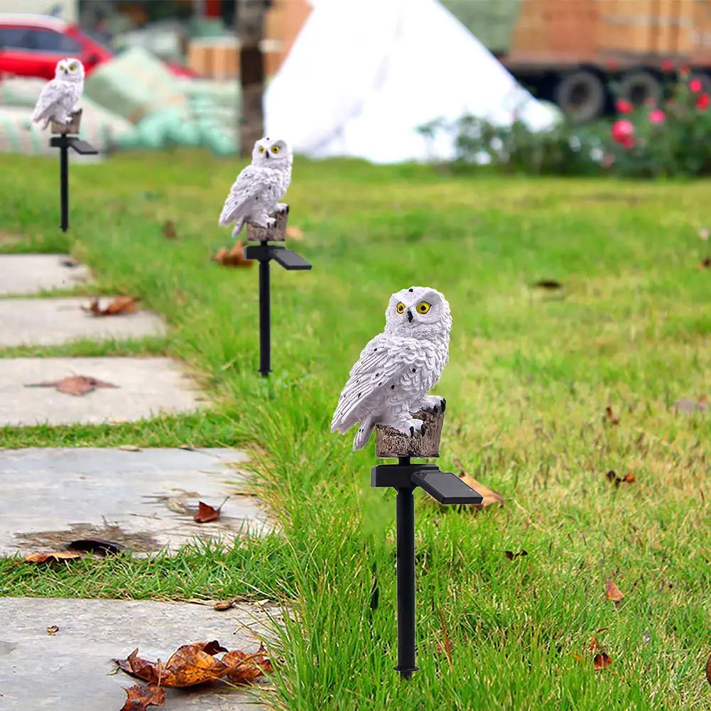 Skorter | SolarOwl - LED Garden Lighting on Solar Energy with Owl Design – Decorative Outdoor Lighting