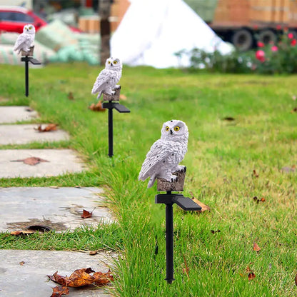 Skorter | SolarOwl - LED Garden Lighting on Solar Energy with Owl Design – Decorative Outdoor Lighting