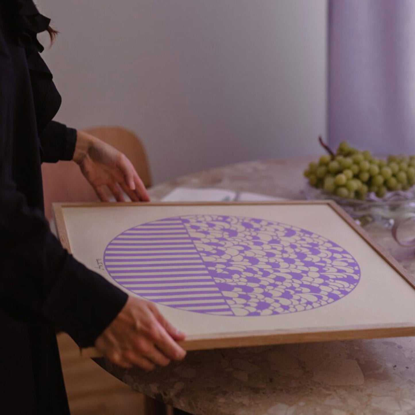 Skorter | Bows and Stripes Print 50cm x 50cm