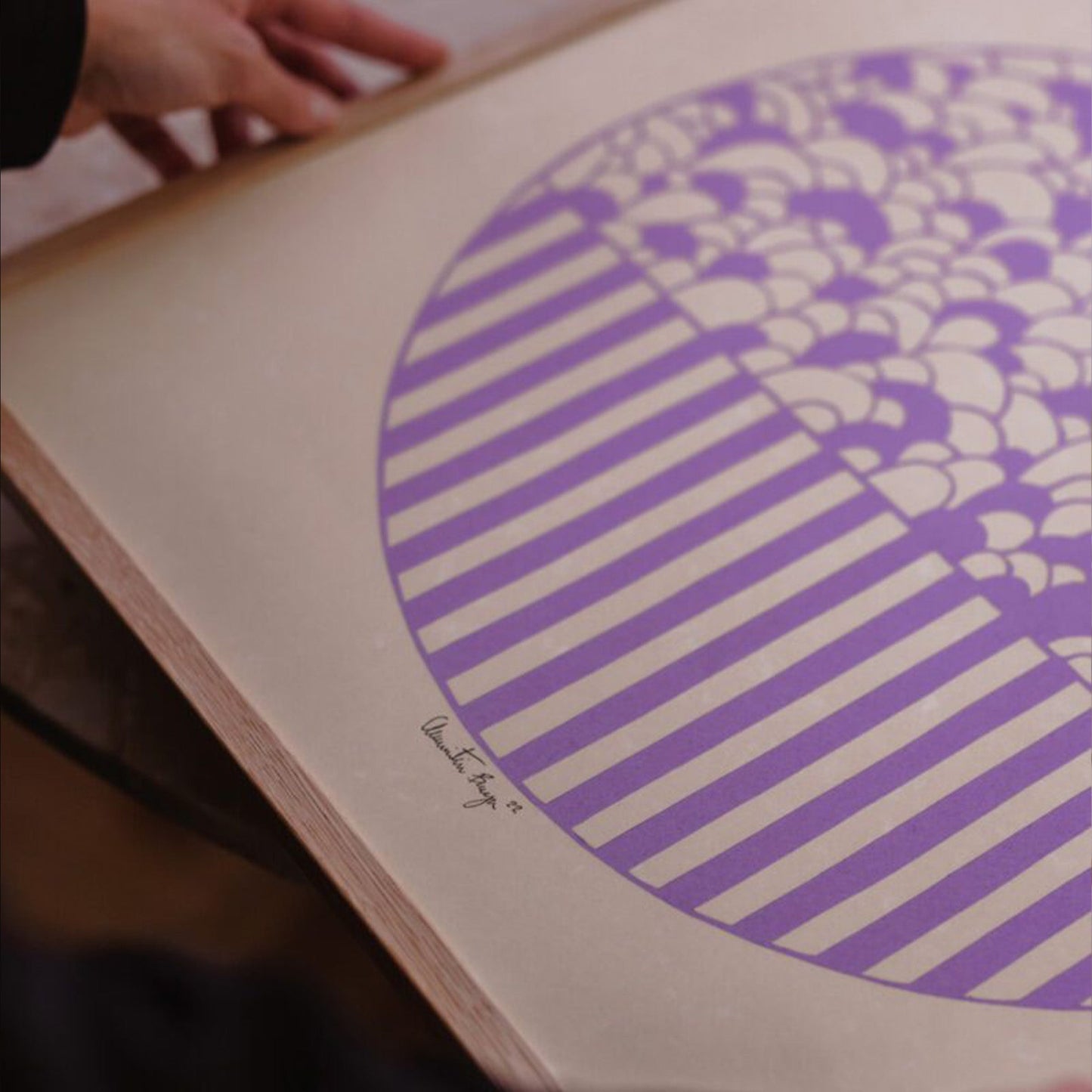 Skorter | Bows and Stripes Print 50cm x 50cm