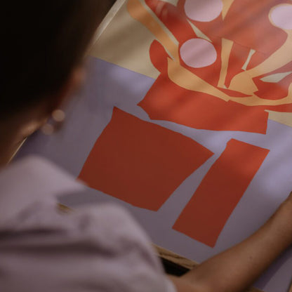 Skorter | Flower print 50cm x 70cm