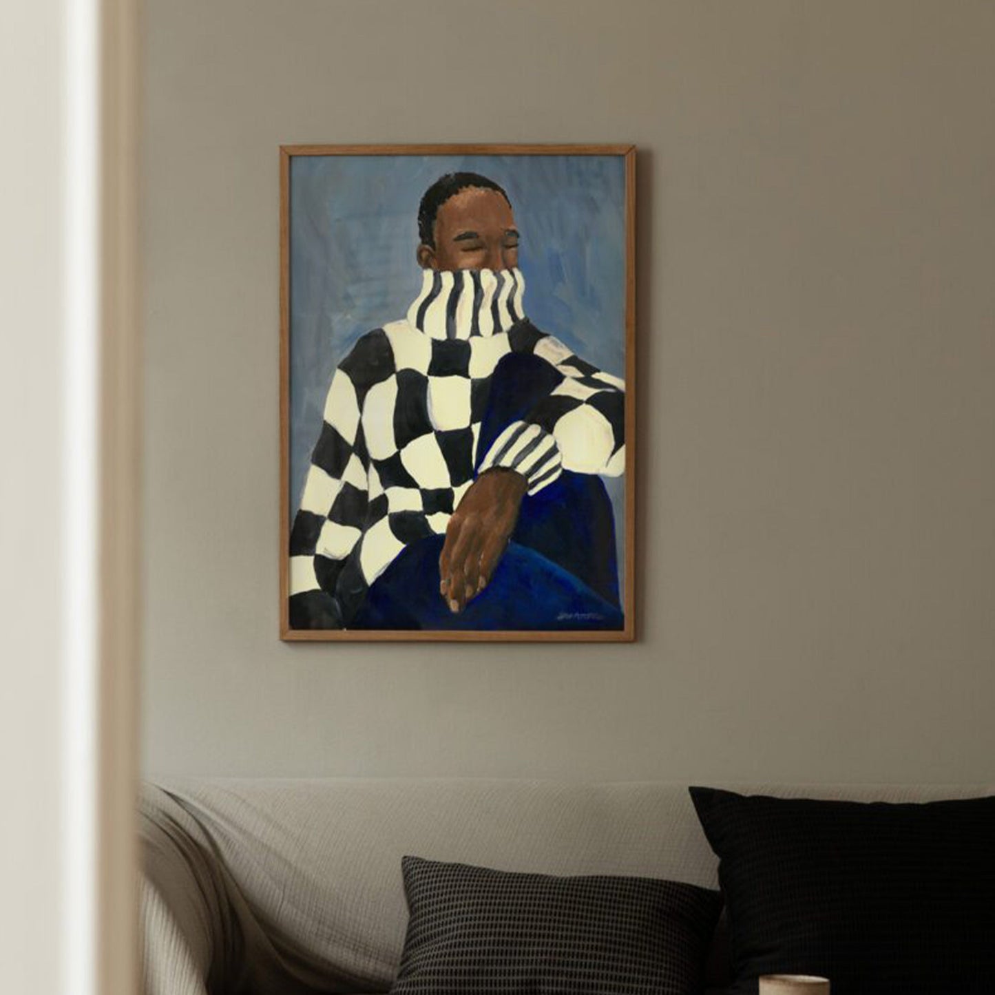 Skorter | Checkered Print 50Cm x 70Cm