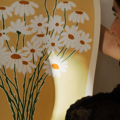 Skorter | Embossed with daisy 50Cm x 70Cm