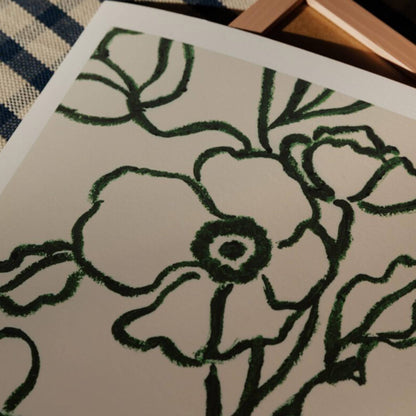 Skorter | Poppy Studies III Print 30Cm x 40Cm