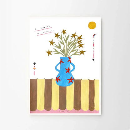 Skorter | A bouquet of stars print 21cm x 29.7cm (A4)