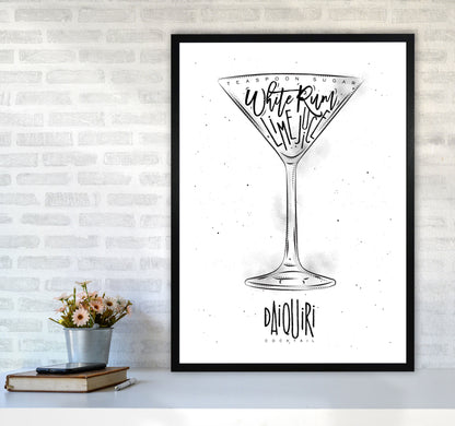 Skorter | Daiquiri Cocktail Modern Print, Framed Kitchen Wall Art