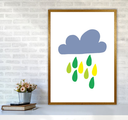 Skorter | Dark Blue Rain Cloud Soothing Print