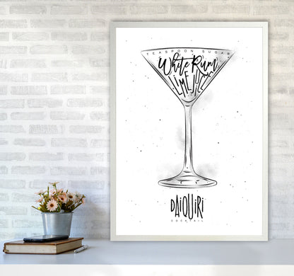 Skorter | Daiquiri Cocktail Modern Print, Framed Kitchen Wall Art
