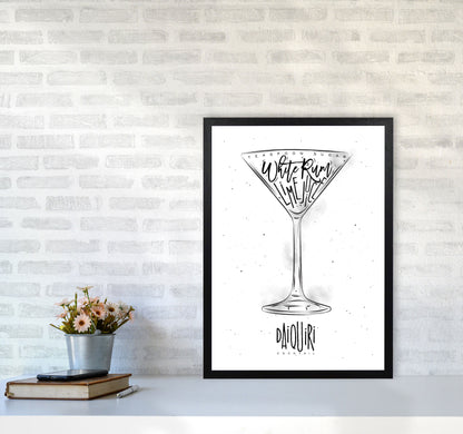 Skorter | Daiquiri Cocktail Modern Print, Framed Kitchen Wall Art