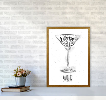 Skorter | Daiquiri Cocktail Modern Print, Framed Kitchen Wall Art