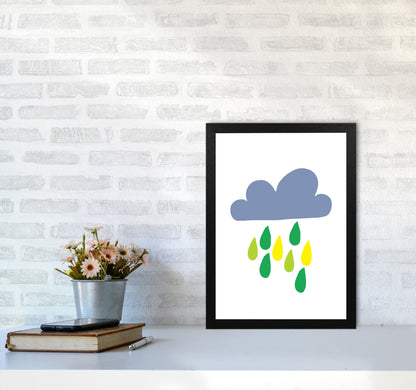 Skorter | Dark Blue Rain Cloud Soothing Print