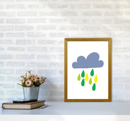 Skorter | Dark Blue Rain Cloud Soothing Print