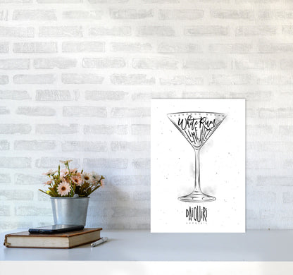 Skorter | Daiquiri Cocktail Modern Print, Framed Kitchen Wall Art