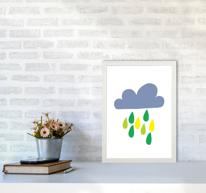 Skorter | Dark Blue Rain Cloud Soothing Print
