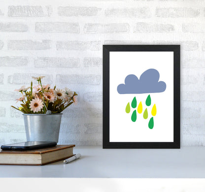 Skorter | Dark Blue Rain Cloud Soothing Print