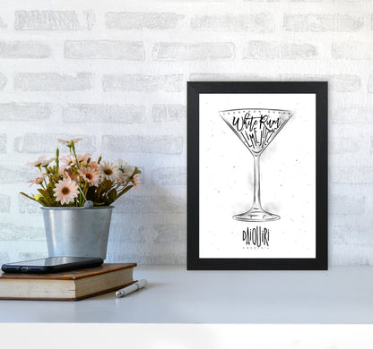 Skorter | Daiquiri Cocktail Modern Print, Framed Kitchen Wall Art