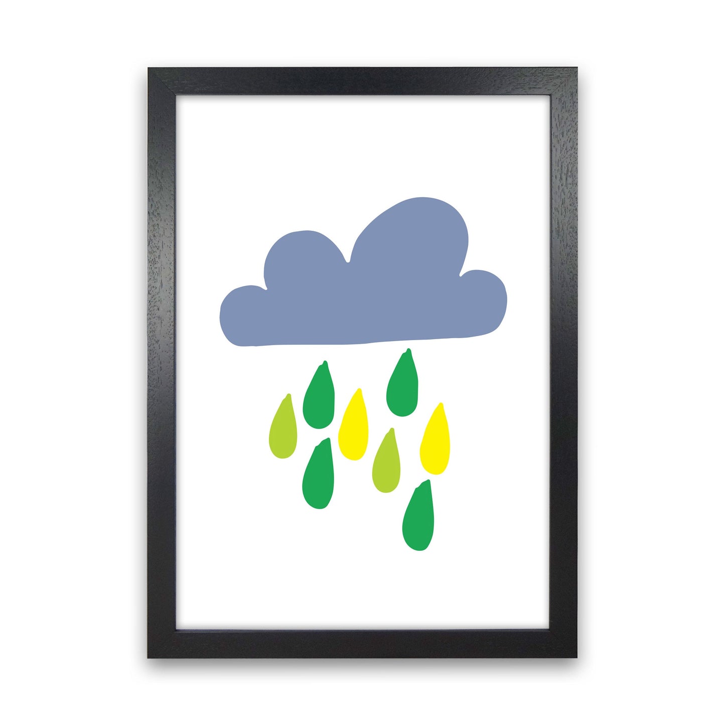 Skorter | Dark Blue Rain Cloud Soothing Print