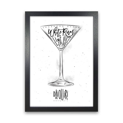 Skorter | Daiquiri Cocktail Modern Print, Framed Kitchen Wall Art