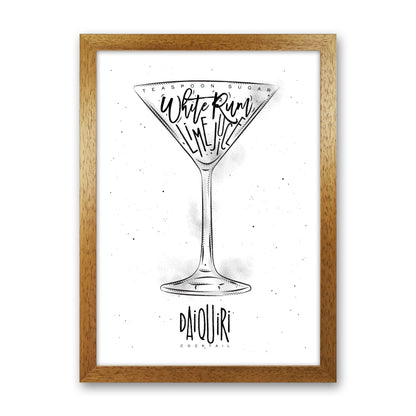 Skorter | Daiquiri Cocktail Modern Print, Framed Kitchen Wall Art
