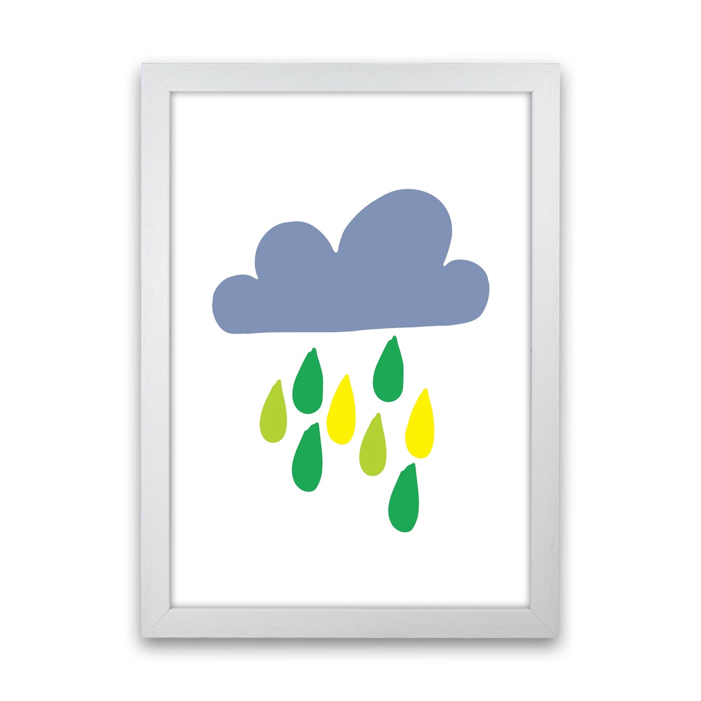 Skorter | Dark Blue Rain Cloud Soothing Print
