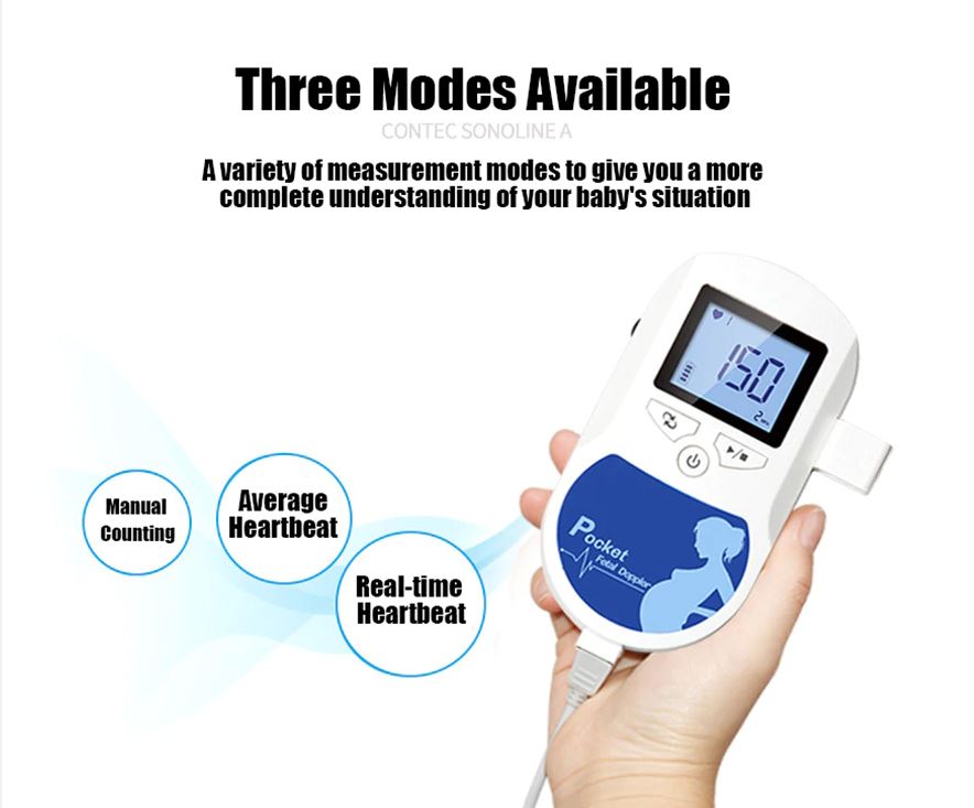 Skorter | Fetal Doppler Fetal Ultrasound Baby Heartbeat Home Detector