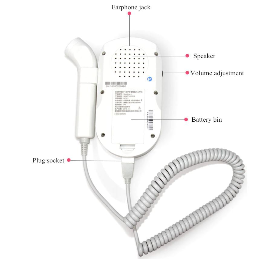 Skorter | Fetal Doppler Fetal Ultrasound Baby Heartbeat Home Detector
