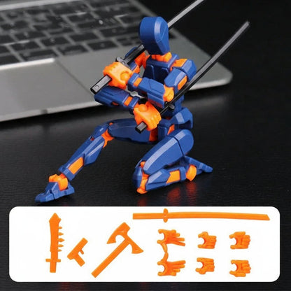 Skorter | 3D-printed mech action figure with multi-joint movement